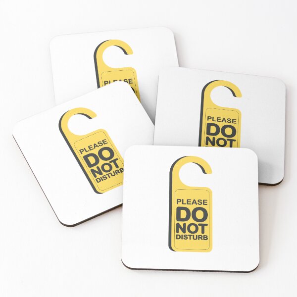 Item preview, Please Do Not Disturb Door Sign | Privacy Reminder Sticker designed and sold by apppilot.
