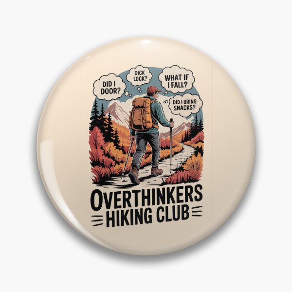 Item preview, Overthinkers Hiking Club  designed and sold by shokA Design.
