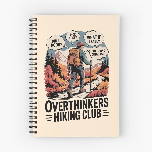 Item preview, Overthinkers Hiking Club  designed and sold by shokA Design.