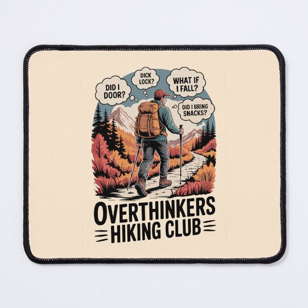 Item preview, Overthinkers Hiking Club designed and sold by shokA Design.