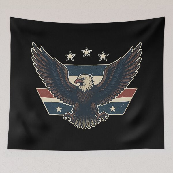 Item preview, Vintage Eagle – Wings of Freedom designed and sold by ArcadiaSilence.
