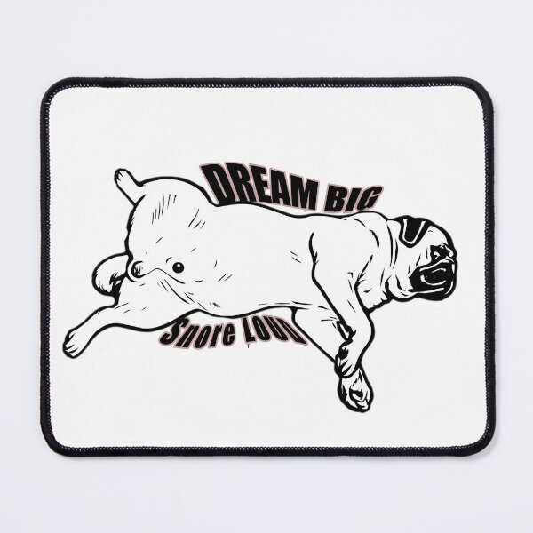 Item preview, A pug’s loud snore is my sweetest lullaby. designed and sold by Daizyner.