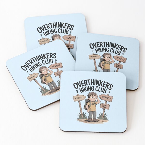 Item preview, Overthinkers Hiking Club  designed and sold by shokA Design.