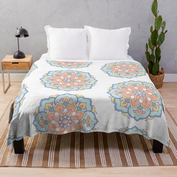Item preview, Pastel Floral Symmetrical Mandala Set designed and sold by Piano-pn.