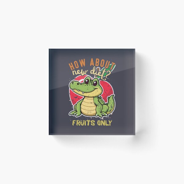 Item preview, Cheerful Alligator and Apple with Colorful Text designed and sold by SplashTastic.