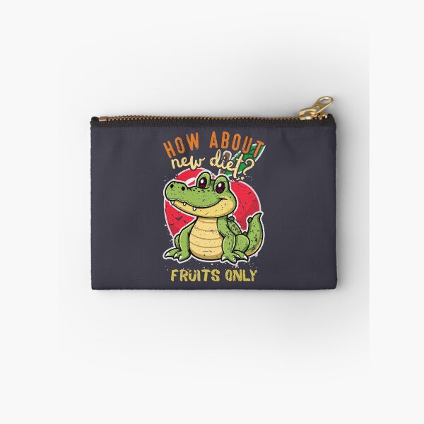 Item preview, Cheerful Alligator and Apple with Colorful Text designed and sold by SplashTastic.