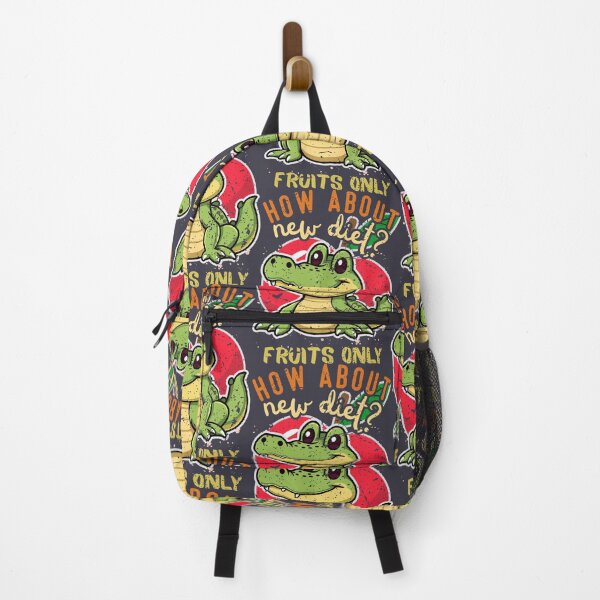 Item preview, Cheerful Alligator and Apple with Colorful Text designed and sold by SplashTastic.