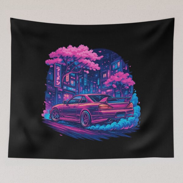Item preview, JDM Street Drift – Neon Tokyo Nights designed and sold by Ahau Designs.