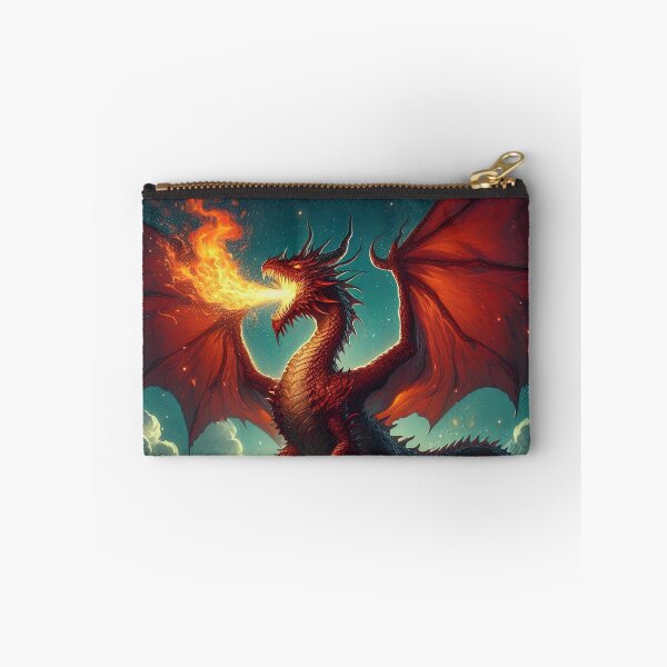 Item preview, red dragon on the rocks landscape,Legendary Animals,Dragons Breathing Fire Phone Cases,dragon art designed and sold by Expressions-Sel.