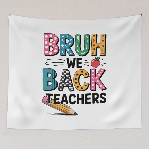 Item preview, Bruh We Back to School Teacher Appreciation designed and sold by BakeryDozen.