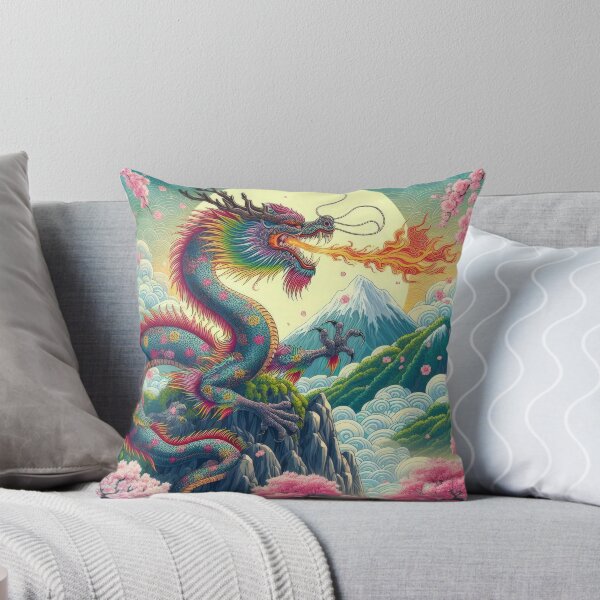 Item preview, colorful in spots Japanese dragon on the rocks in spring,Legendary Animals,Dragons Breathing Fire Phone Cases,dragon art designed and sold by Expressions-Sel.