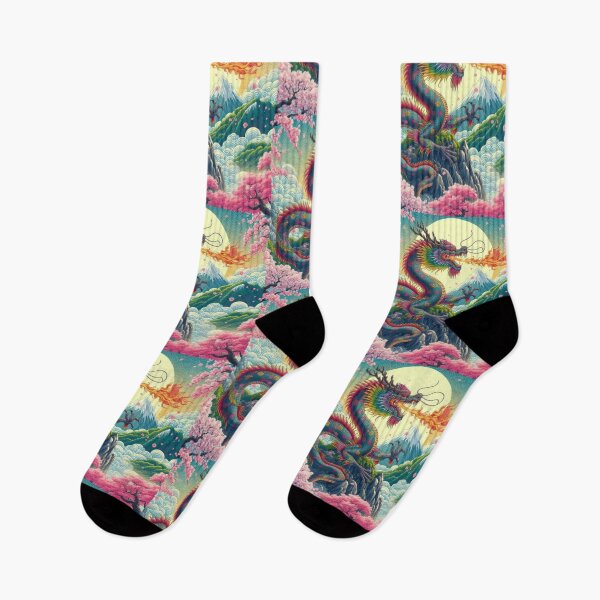 Item preview, colorful in spots Japanese dragon on the rocks in spring,Legendary Animals,Dragons Breathing Fire Phone Cases,dragon art designed and sold by Expressions-Sel.
