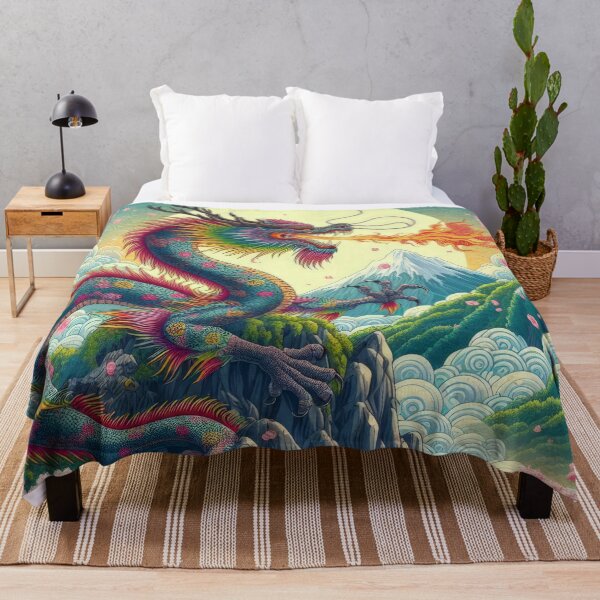 Item preview, colorful in spots Japanese dragon on the rocks in spring,Legendary Animals,Dragons Breathing Fire Phone Cases,dragon art designed and sold by Expressions-Sel.
