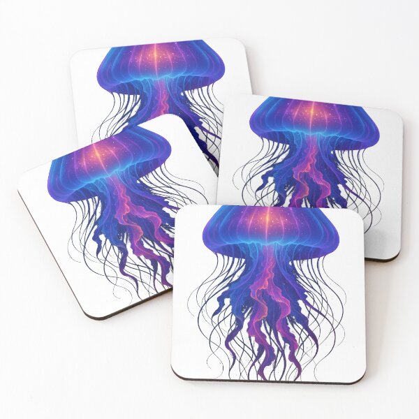 Item preview, Neon Jellyfish Ocean Glow T-Shirt Design designed and sold by Divakar Fashion.
