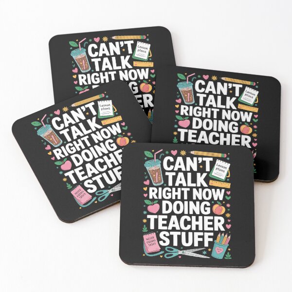Item preview, Can't Talk Right Now Doing Teacher Stuff Back To School designed and sold by BakeryDozen.