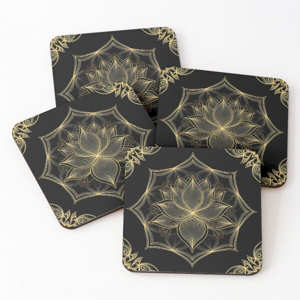 Item preview, Delicate Line Art Lotus Mandala designed and sold by LongDooDi.