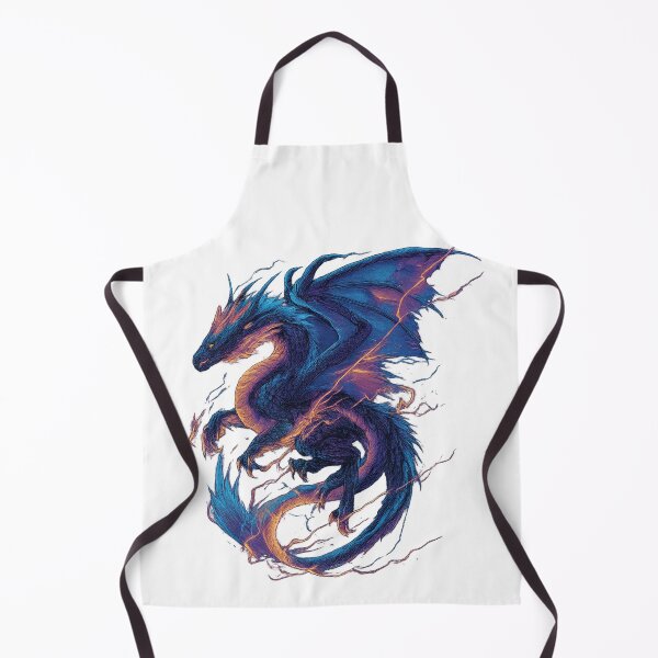 Item preview, Electric Blue Dragon designed and sold by AlexLineArt.
