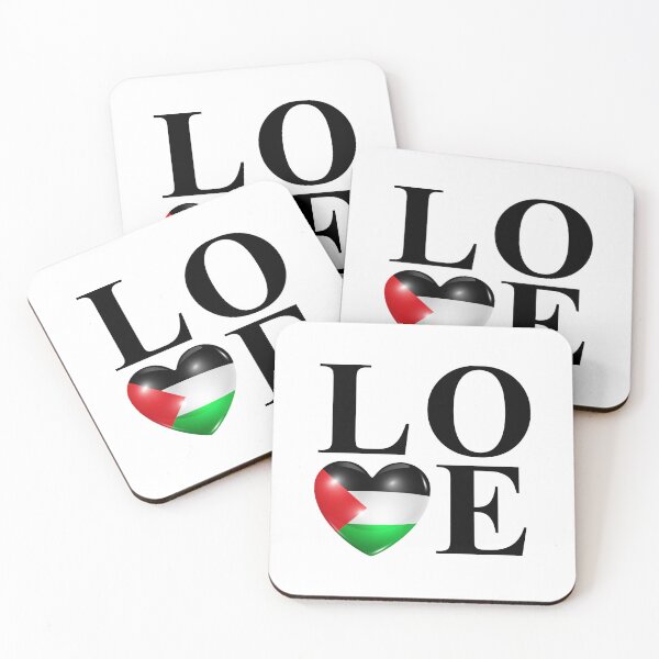 Item preview, I Love Palestine Heart Flag Design – Proud Palestine Support designed and sold by artworkathome.