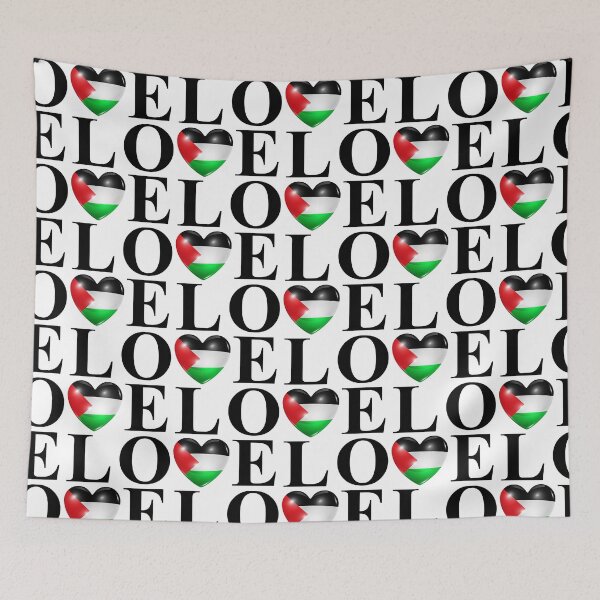 Item preview, I Love Palestine Heart Flag Design – Proud Palestine Support designed and sold by artworkathome.