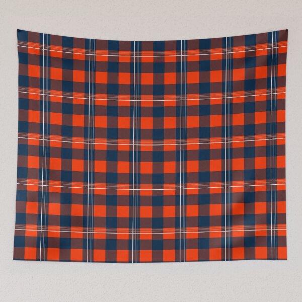Item preview, Football: Denver - Orange and Navy Flannel designed and sold by ellechenault.