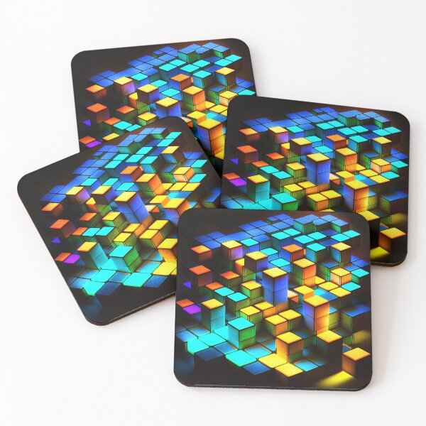 Item preview,  8 bit - PATTERN - Bright Lights  designed and sold by CleverCulture.