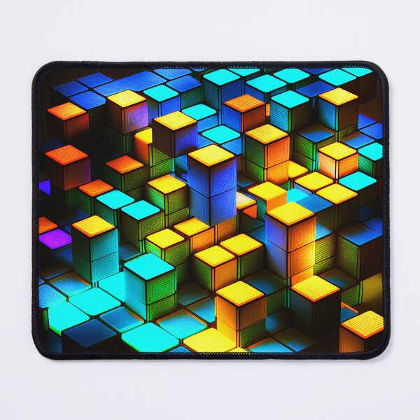 Item preview,  8 bit - PATTERN - Bright Lights  designed and sold by CleverCulture.