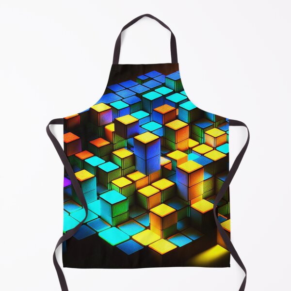 Item preview, 8 bit - PATTERN - Bright Lights designed and sold by CleverCulture.