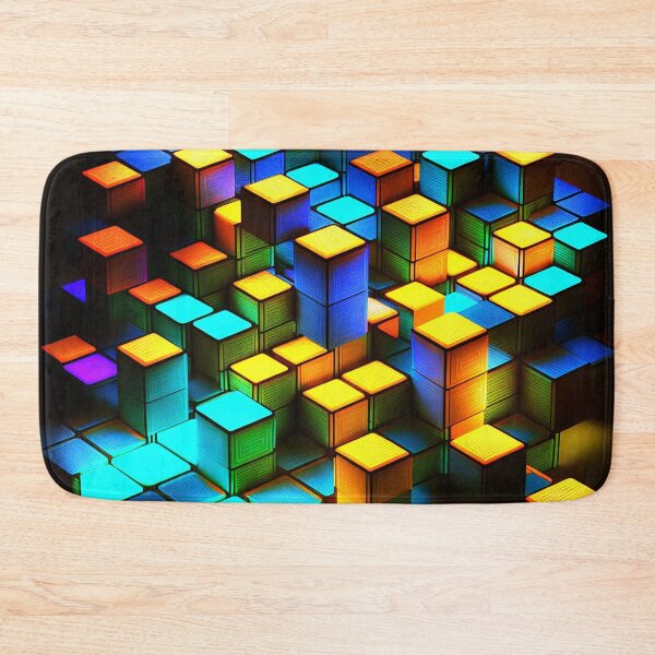 Item preview,  8 bit - PATTERN - Bright Lights  designed and sold by CleverCulture.