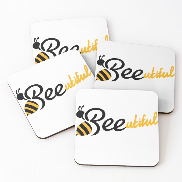 Item preview, Beeutiful Bee Typography Design – Cute Positive Quote Graphic for Stickers, T-Shirts & Gifts designed and sold by Sticker Mania Studio.
