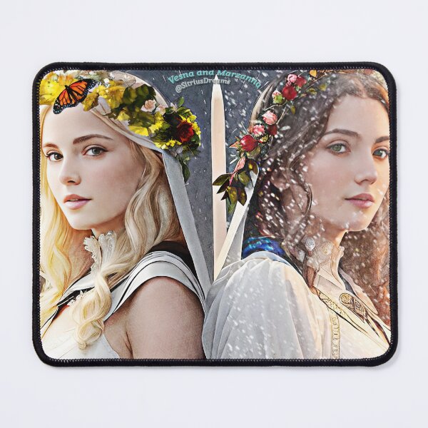 Item preview, Slavic Goddesses Vesna and Marzanna Landscape Portrait designed and sold by LittleSitrius.