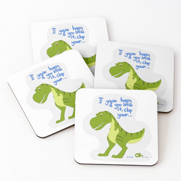 Item preview, If you're happy and you know it designed and sold by Noodle Dragon Design - Curled up in creativity.