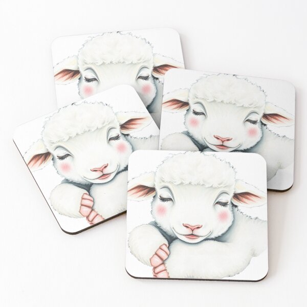 Item preview, Sweet Dreaming Baby Lamb designed and sold by EllDAV777.