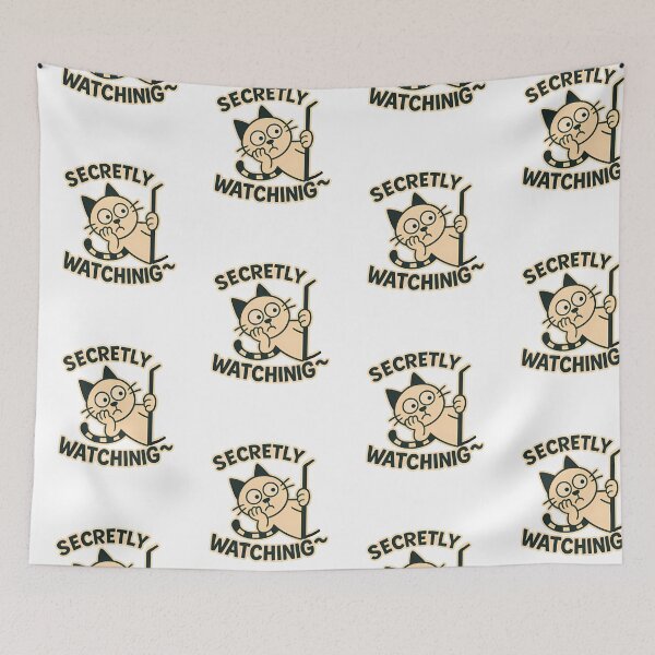 Item preview, Shy Cat Secretly Watching  designed and sold by Sitred123.