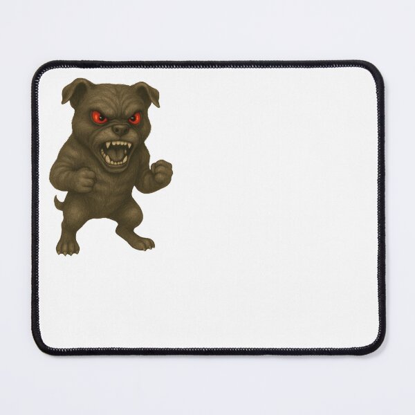 Item preview, Angry Dog – Fierce Pup with Red Eyes designed and sold by SlomianyPisarz.