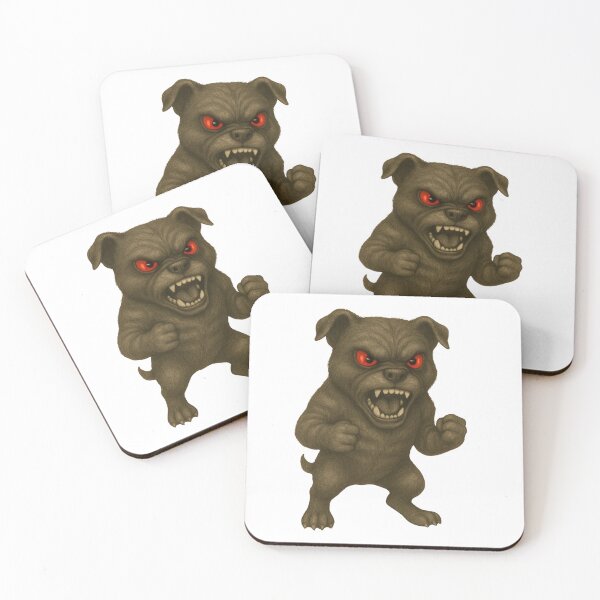 Item preview, Angry Dog – Fierce Pup with Red Eyes designed and sold by SlomianyPisarz.