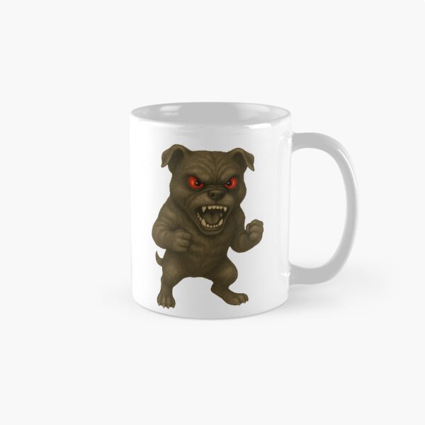 Item preview, Angry Dog – Fierce Pup with Red Eyes designed and sold by SlomianyPisarz.