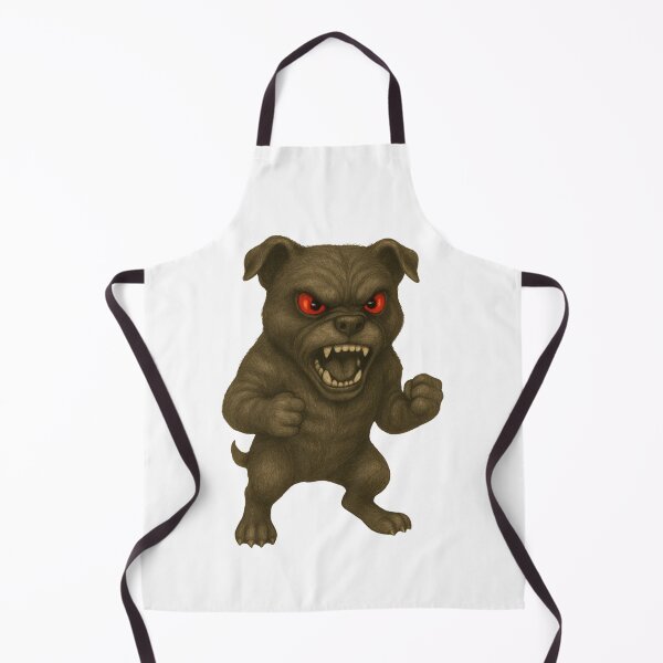Item preview, Angry Dog – Fierce Pup with Red Eyes designed and sold by SlomianyPisarz.