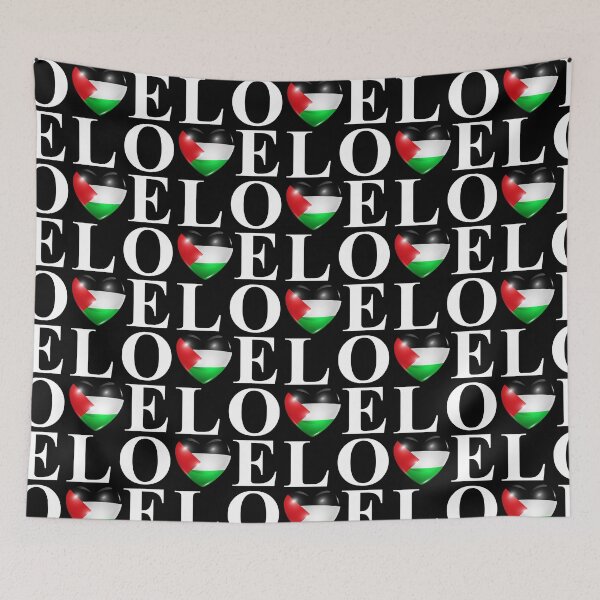 Item preview, I Love Palestine Heart Flag Design – Proud Palestine Support designed and sold by artworkathome.