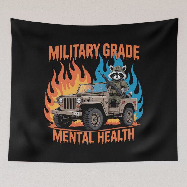 Item preview, Military Grade Mental Health Warrior Military Veterans designed and sold by Sea4Adventures.