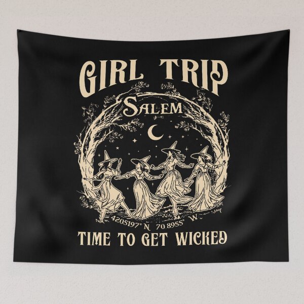 Item preview, Retro Girls Trip Salem 1692 They Missed One Witch Halloween designed and sold by SteveAllentc.
