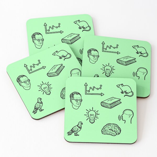 Item preview, Icons of Behaviorism- Black/Mint designed and sold by KaleidoscopeBA.