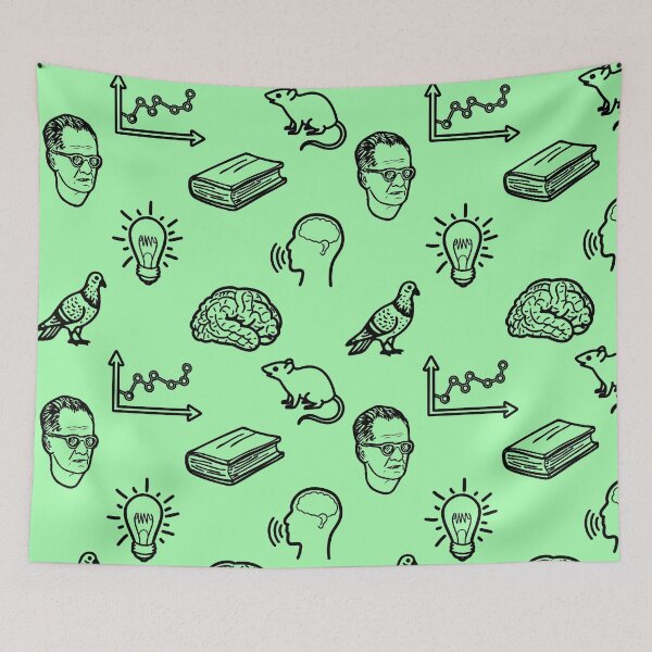 Item preview, Icons of Behaviorism- Black/Mint designed and sold by KaleidoscopeBA.