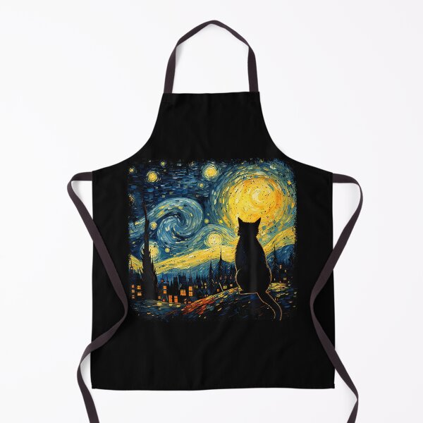 Item preview, Cat Starry Night Van Gogh Cat For Cat Lover Cat Mom Cat Dad designed and sold by SteveAllentc.