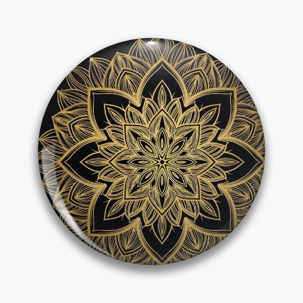 Item preview, Layered Golden Lotus Sacred Mandala designed and sold by LongDooDi.