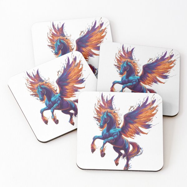 Item preview, Flaming Pegasus designed and sold by AlexLineArt.