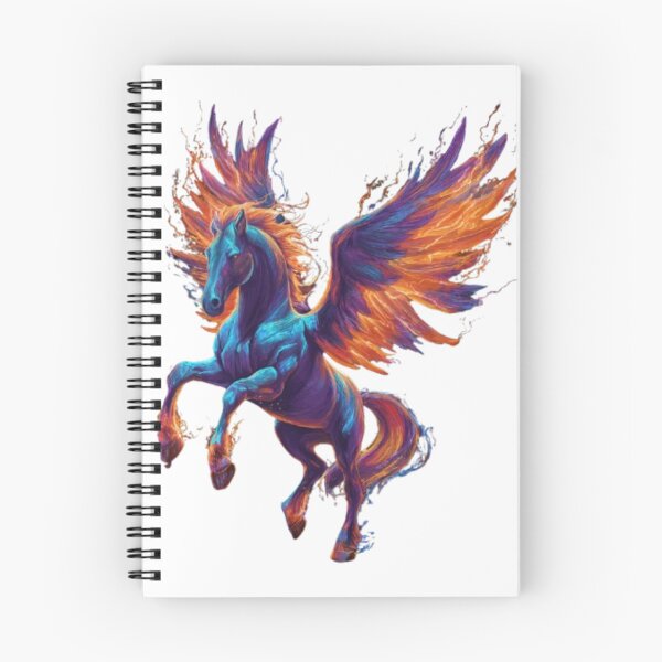 Item preview, Flaming Pegasus designed and sold by AlexLineArt.