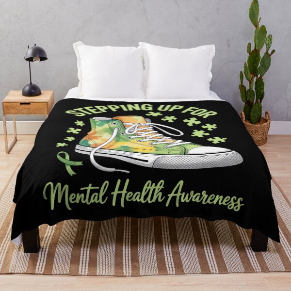 Item preview, Stepping Up For Mental Health Awareness Shoes designed and sold by Sea4Adventures.