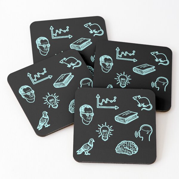 Item preview, Icons of Behaviorism- Aqua designed and sold by KaleidoscopeBA.
