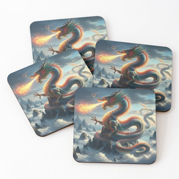 Item preview, colorful mystical  dragon in the clouds,Legendary Animals,Dragons Breathing Fire Phone Cases,dragon art designed and sold by Expressions-Sel.