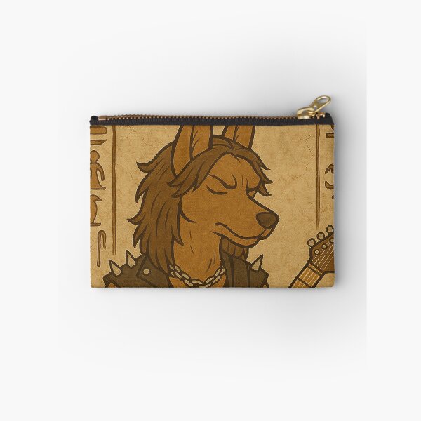 Item preview, Egyptian hieroglyphs, dog playing guitar designed and sold by Mauswohn.